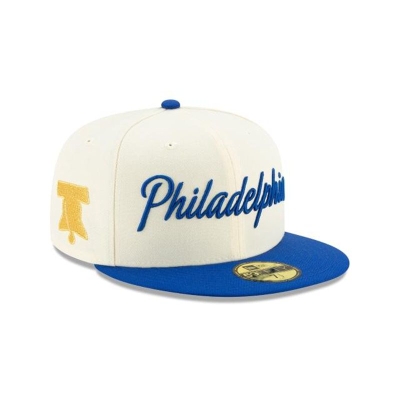 Philadelphia 76ers Gorra | New Era 2019 NBA Authentics City Series 59fifty Fitted Cap Mexico - Marrom